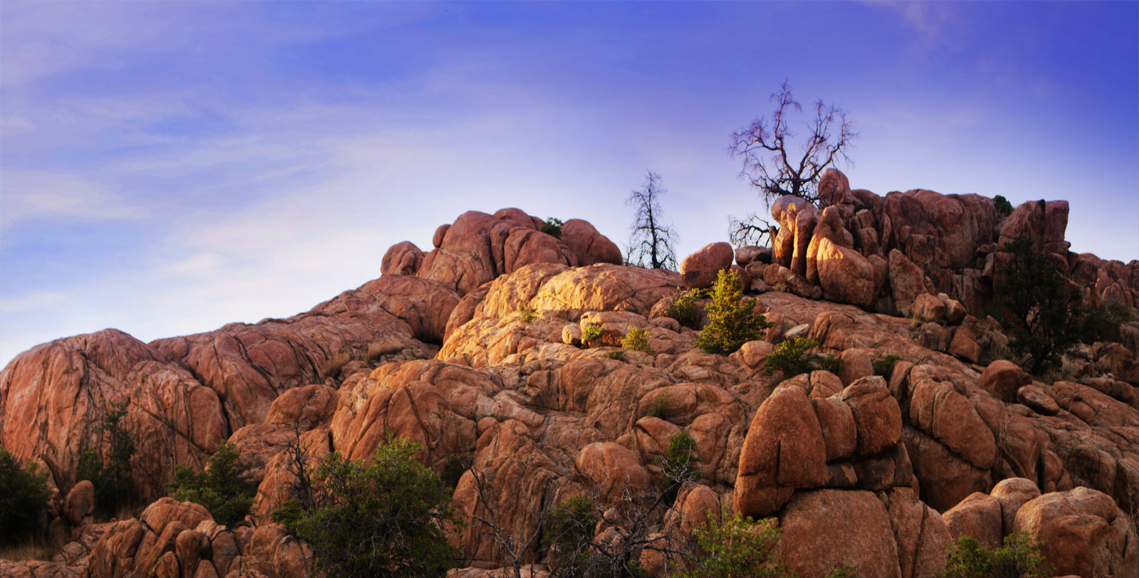 Blue Sky at Granite Dells